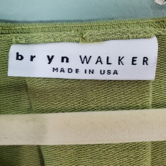 Bryn Walker Womens Green Phryne Tunic Bell Sleeve Top Size Medium Stretch - Picture 3 of 7